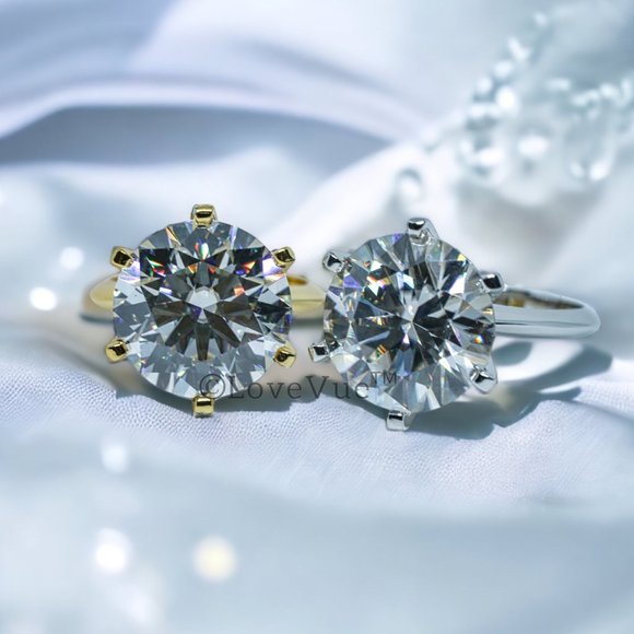 Certified 10ct. t.w. Diamond Large Brilliant Solitaire Engagement Wedding Ring - Picture 7 of 16